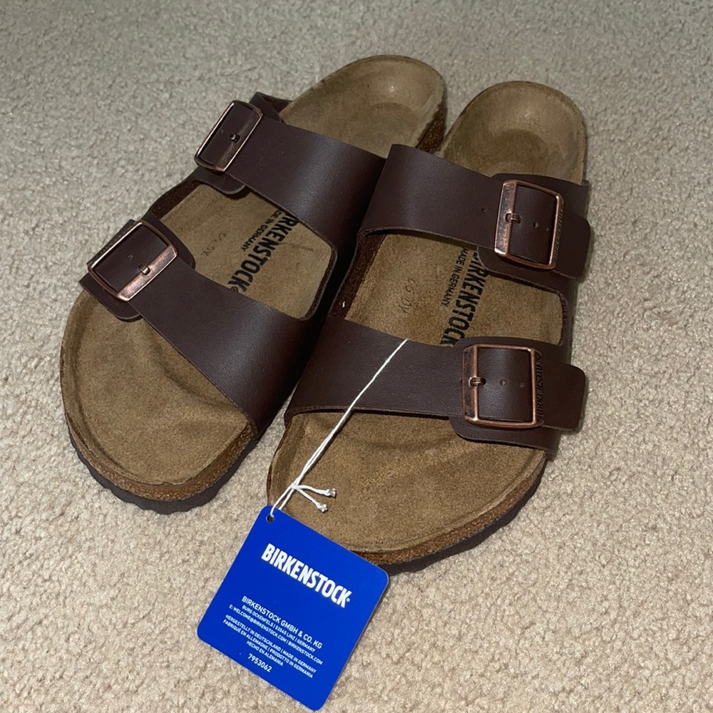 Birkenstock Arizona Birko-Flor (Brown)